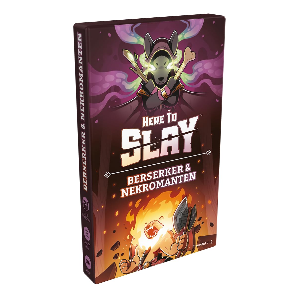 Unstable Games, Here to Slay – Berserker & Nekromanten, Erweiterung, Familienspiel, Kartenspiel, 2-6 Spieler, Ab 10+ Jahren, 30-60 Minuten, Deutsch, Mehrfarbig, bunt