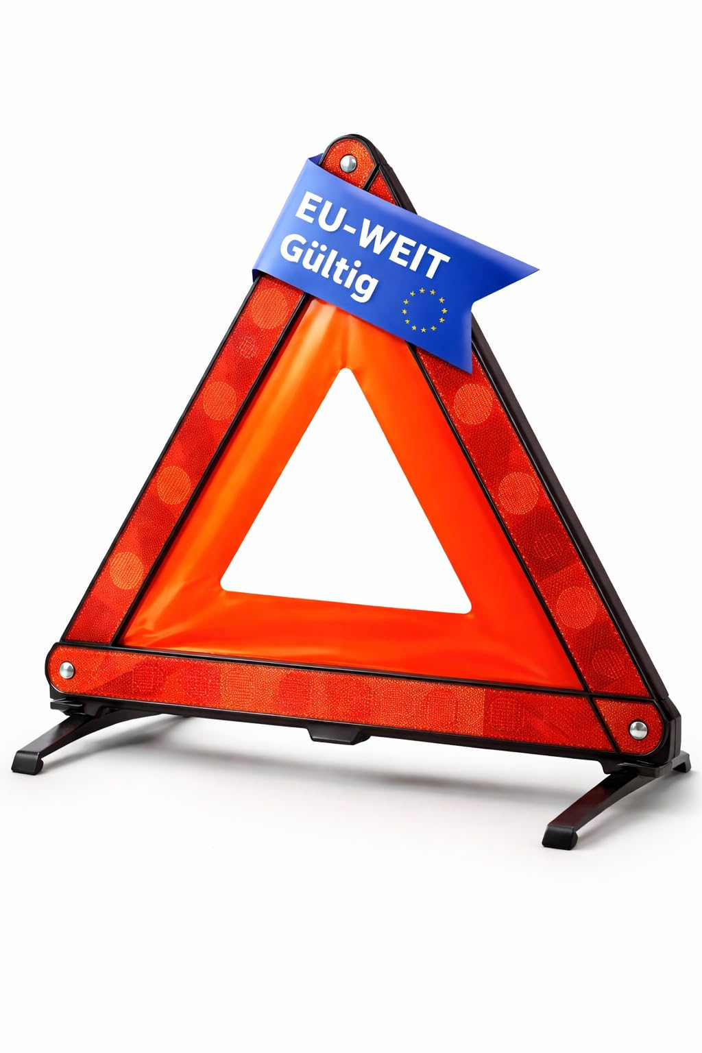 OwnWheel Notfalldreieck Warndreieck ECE R27 Auto & PKW 2026 - Rot - Notfall Pannendreieck - für StVO - bei Unfall & Panne