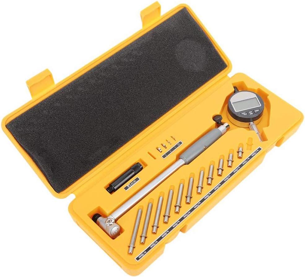 Dial Gauge Hole Gauge Stainless Steel High Precision Inner Diameter Measuring Tool 50-160mm al Dial Gauge