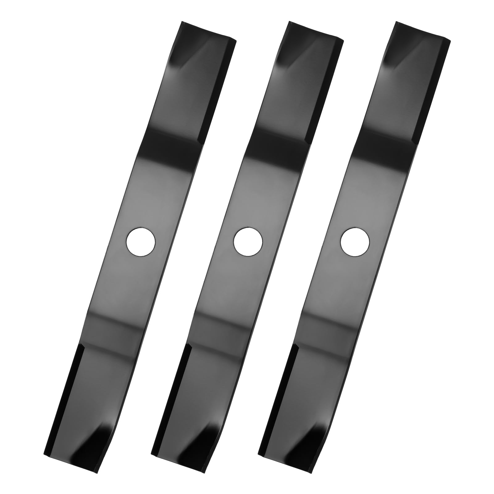 70000-00605 Cuchillas de cortacésped de alta elevación para cubierta de cortacésped de 54 pulgadas compatible con tractor de césped Kubota RCK54-18Z RC54-24B RC54-G20, sustituye a 70000-25004