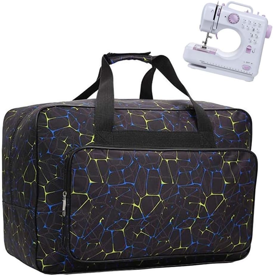 JanTeelGO Sewing Machine Carrying Case Tote Bag, Nylon Carry Bag, Padded Storage