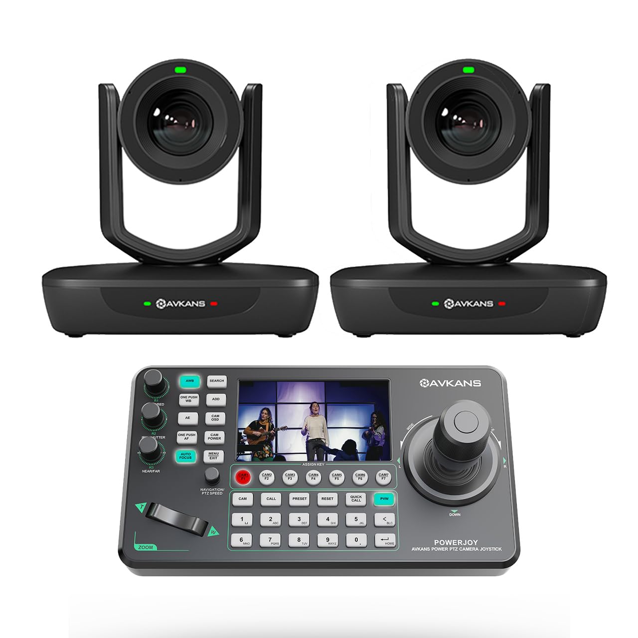 Amazon.com : AVKANS 20X NDI PTZ Camera Kits - 2pcs 20X AI Auto