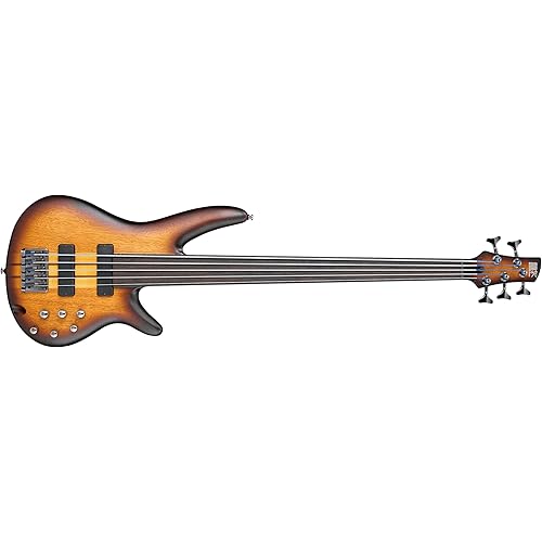 Ibanez Workshop SRF705 - Brown Burst Flat, Fretless