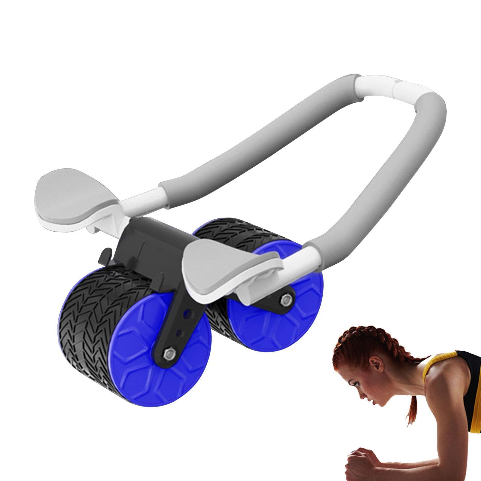 Bauchroller, Bauchroller, Bauchroller, Bauchroller, Ab-Roller, rutschfestes Abs-Rollrad | Verbesserer für das Training des Kerns, Abfederung, automatisch, leise
