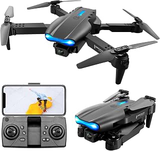 ZHIXIA RC Drone com 4 E99 K Dual Camera, Evasão de Indução Drones para Adultos E Crianças, 4K Zangão com Altitude Hold Ao Vivo e Vídeo FPV Zangão