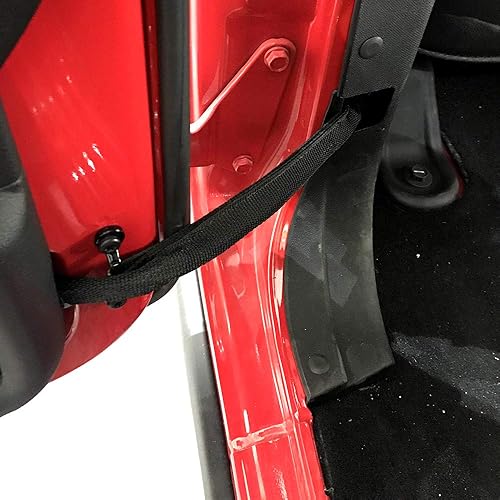 Miniatura 7 de VOFONO 2 correas de control de limitación de puerta ajustables resistentes y resistentes con cremallera para Jeep Wrangler Tj Jk Jl 2000 a 2018,