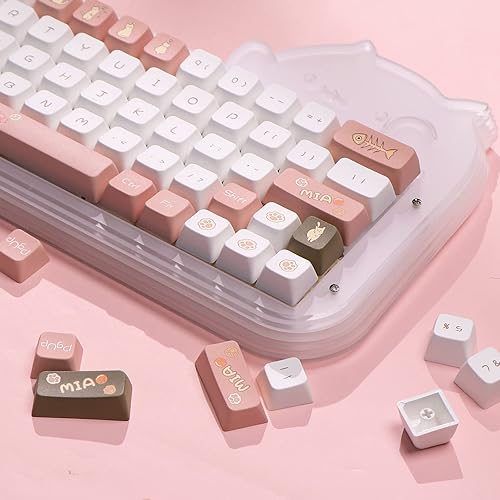 EPOMAKER MIA Cat 149 Keys MDA Profile PBT Dye Sublimation Keycaps Set