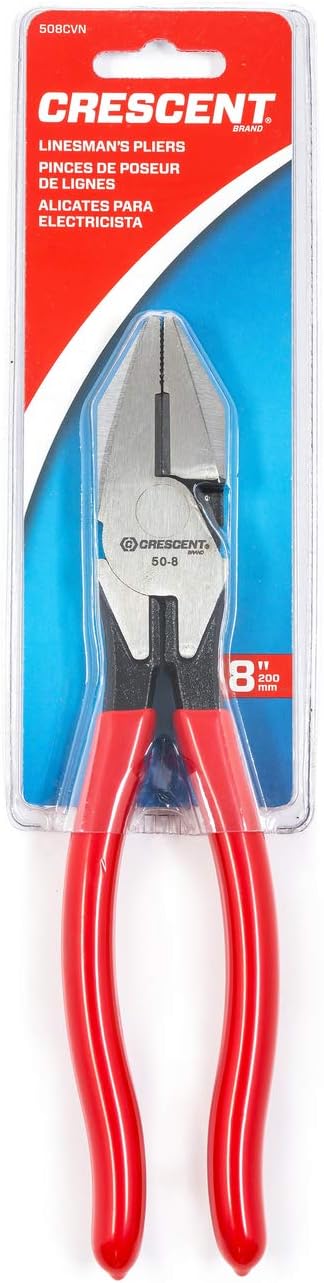 Crescent 8" Side Cutting Solid Joint Pliers - 508CVNN