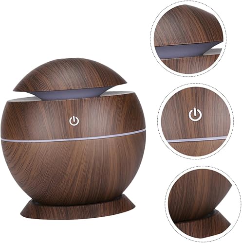 Miniatura 4 de Mini difusor humidificador USB con diseño de grano silencio operación luz LED para oficina en casa y uso del coche compacto y