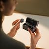 DJI MIC Mini (2Tx + 1 Rx Charging Box)، Ultra Light، HQ Audio، استخدام 48 ساعة، إلغاء الضوضاء، الحد التلقائي، الميكروفون اللاسلكي، الكاميرا/الهاتف/Android، Vlog، للبث