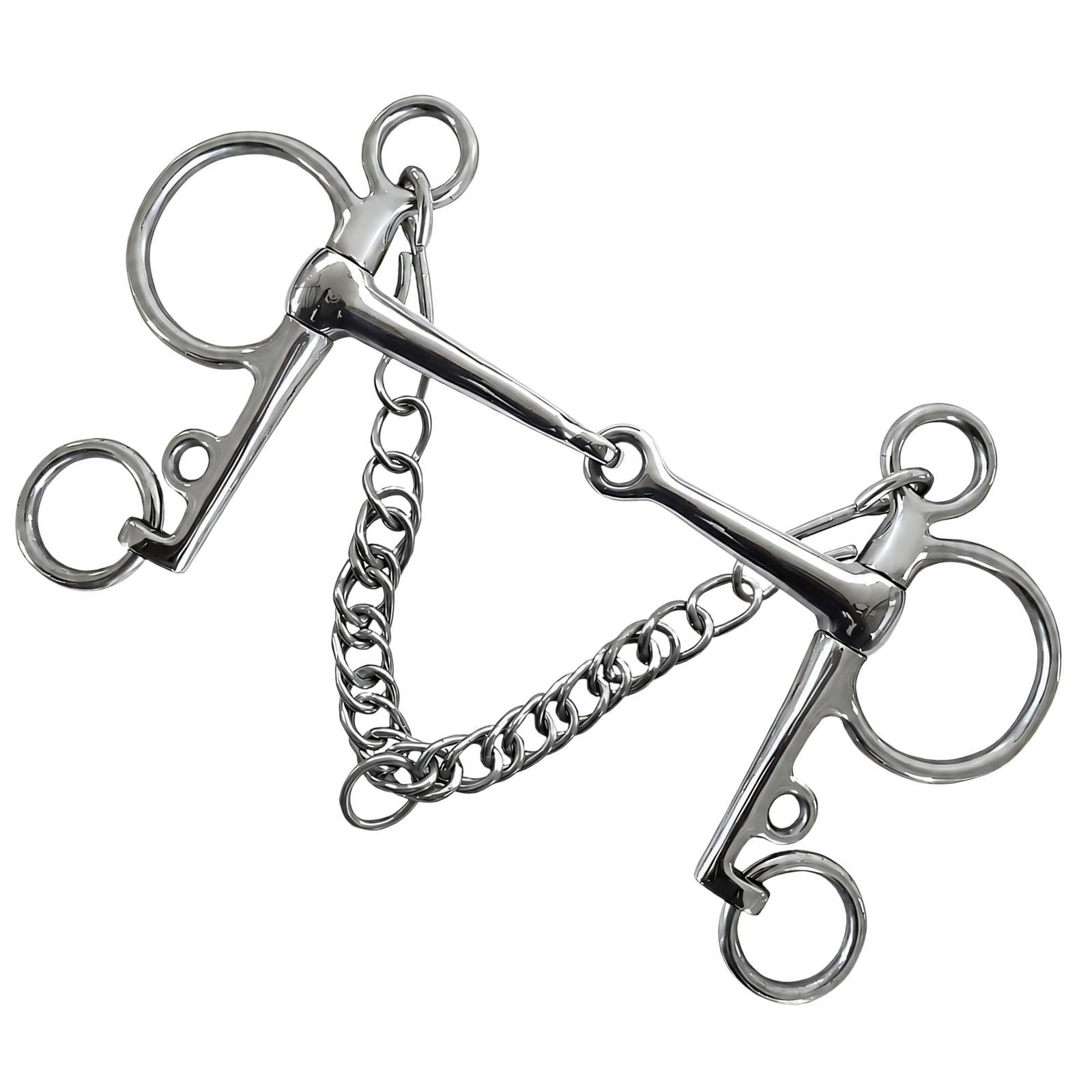 Metall-Reitgebiss mit Gelenkmundstück