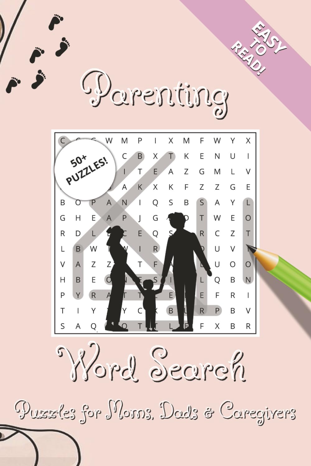 Parenting Word Search Puzzle Book: Word Searches with Easy to Read Print about Parenting, Children, Parent Life and More | 6x9 inches, 110 pages | 50+ ... Gift for Vacations, Holidays and Free Times