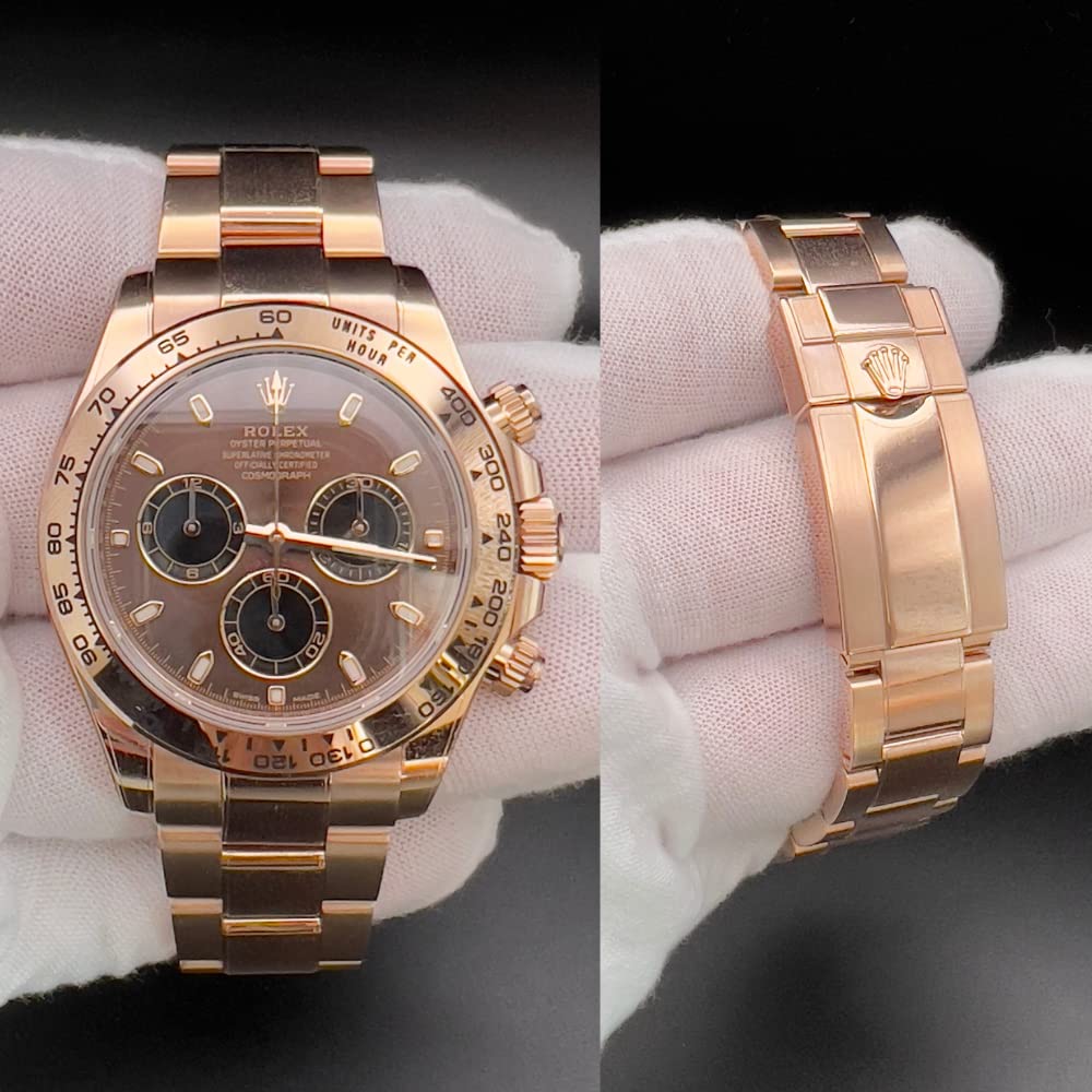 Pellicola protettiva per Rolex Daytona Modelli in oro completo protezione per cassa, bracciale e chiusura Numero di riferimento 116508, 116505, 116515LN, 116518LN.