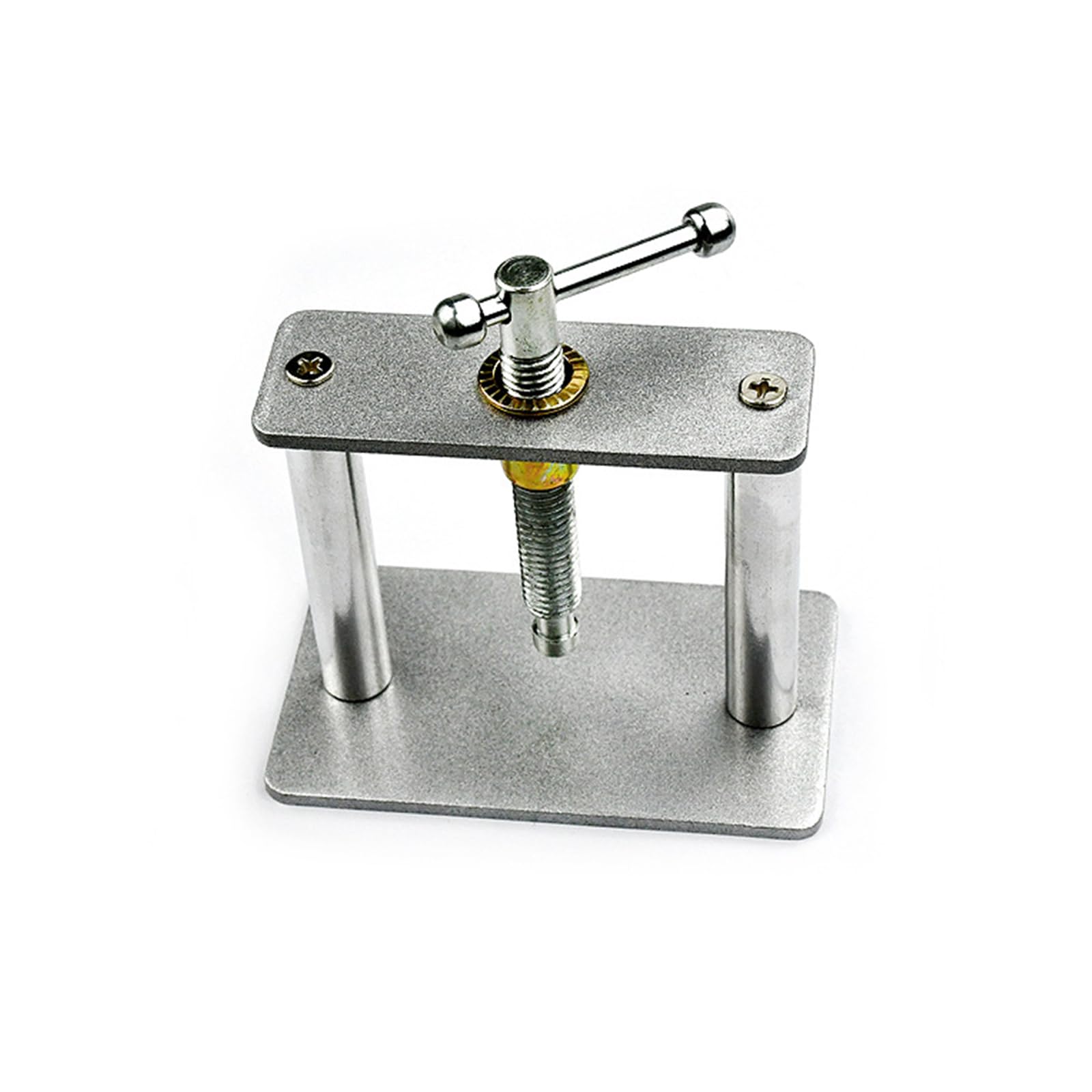 Juego de Prensa para Reloj, Caja Trasera de Reloj, Tipo Tornillo, con 18 Matrices, Juego de Herramientas de Prensa para relojero para reparación de Relojes, Caja Trasera de Reloj(