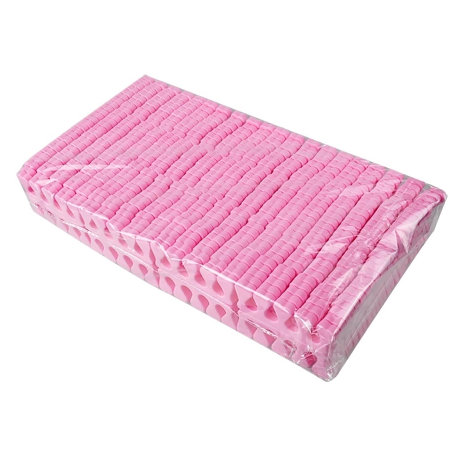 100/400 Piezas de separadores de Dedos for manicura, Esponja Suave for uñas de Gel UV, Herramientas for manicura de Dedos y pies, Herramientas de salón de manicura.(200 Pack Pink)