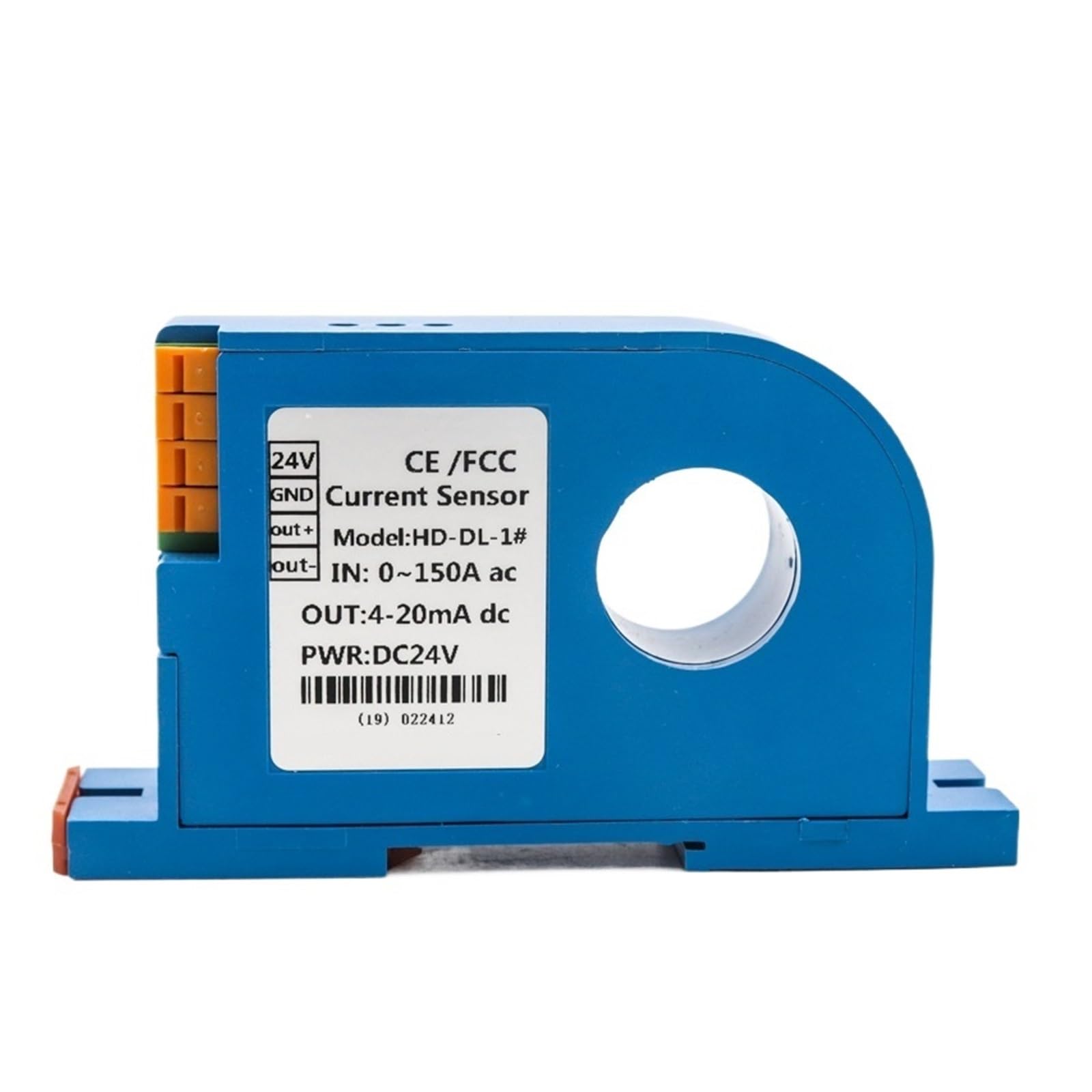 CLEUFWKO Current transducer 200a current transducer current transmitter for dc ac current(IN 0-5A_220VAC_OUT 0-5V)