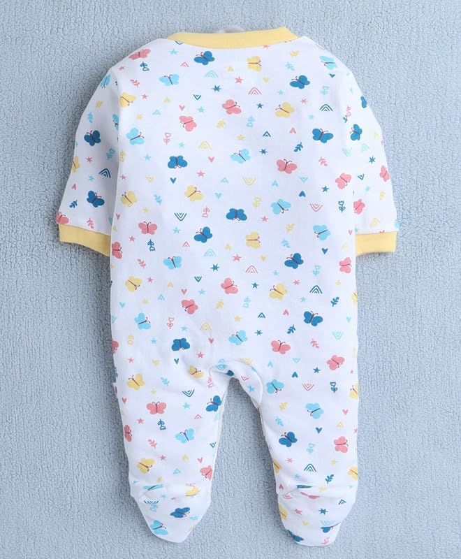 Image of 100% Cotton Rompers for New Born Baby Sleepsuits Jumpsuit Night Suits for Baby Boys & Girls |Onesies| Infant Clothes Pack Of 3