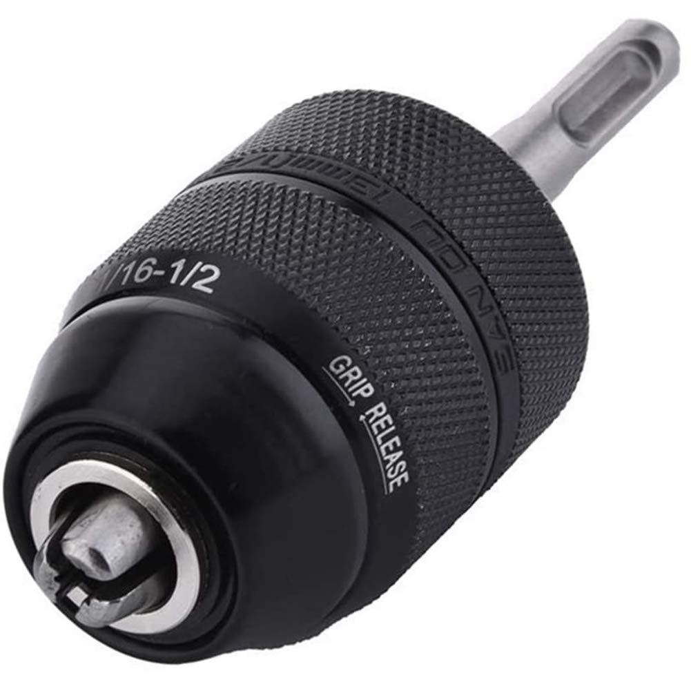 Pomoflexi 2-13MM Keyless Drill Chuck with SDS Plus Shank Adaptor,1/2-20UNF Impact Drilling Chuck Change Adapter Converter Tool
