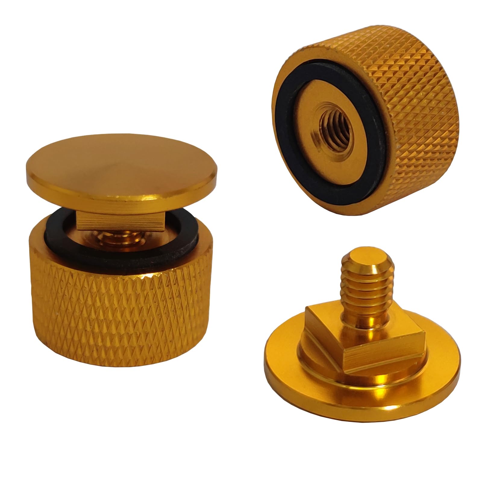 Welding Hood (Pipeliner) Helmet Fasteners Aluminum, Gold
