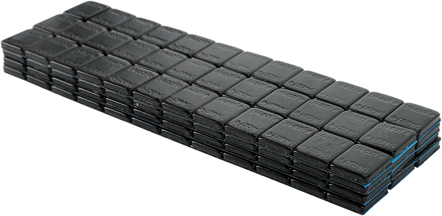 KAFLLA 1/4 oz. Adhesive Stick on Wheel Weights, 144pcs