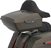 Vista 93 de Moto Onfire Harley Tour Pack King Tour Pack Accesorios Respaldo Pad Fit para Harley Touring 1997+ (Manchado Rojo (Brillante))