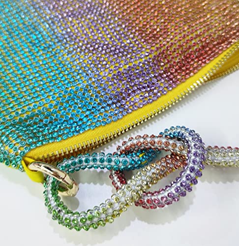 Image of Rhinestone Hobo Bag for Women Rhinestone Purses Sparkly Evening Handbag Shiny Diamond Purse for Wedding Parties 2026 | Rhinestone
