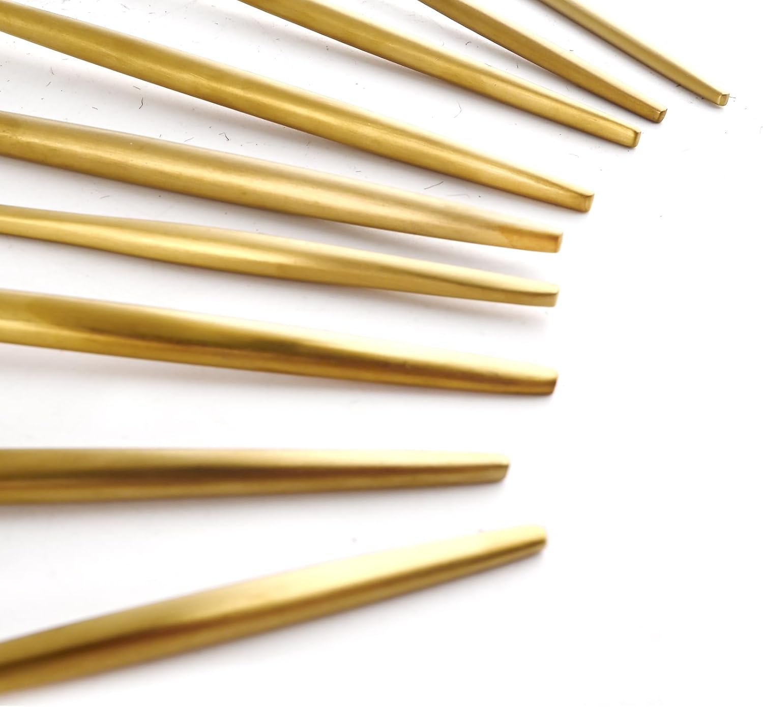 Gugrida 20-Piece Matte Finish Gold Dessert Spoon,Premium 304 Stainless Steel Spoons,Durable Metal Spoons,Tablespoon,Soup Spoons,Midle Spoon 8.86 Inch Round Handle