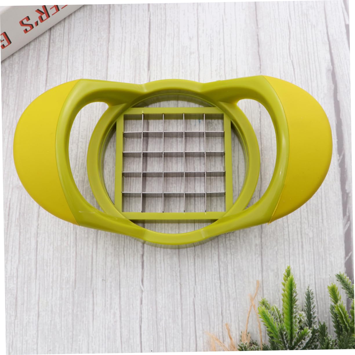 VINTORKY Stainless Steel Potato Chopper Peeler for Kitchen Compact Easy to Operate for Home Restaurant Random