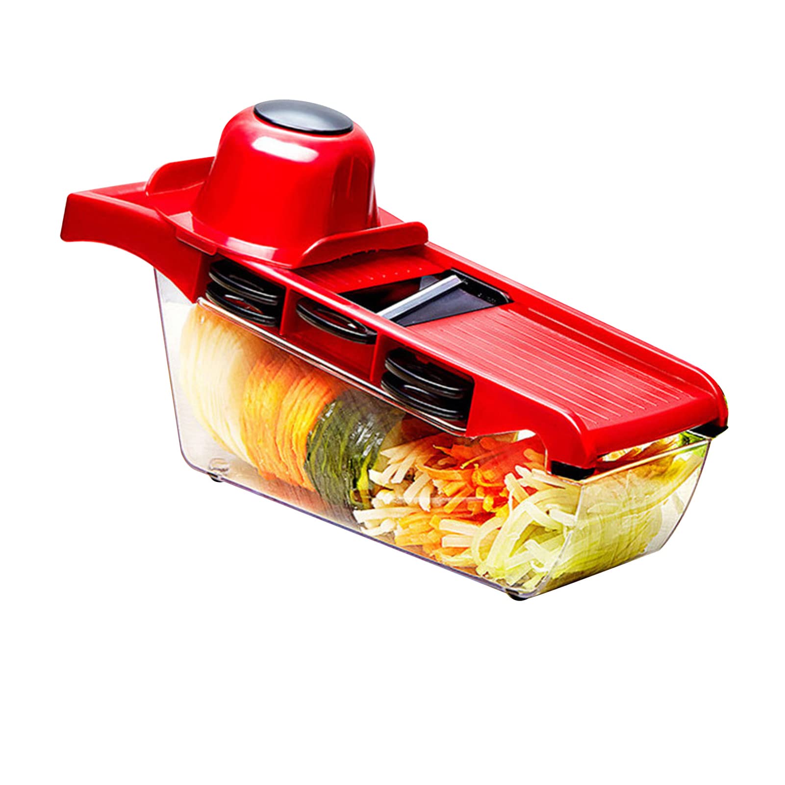 Food Chopper Dicer Cutter Slicer with Peeler 6 in 1 for Garnish Making for Busy Cooks