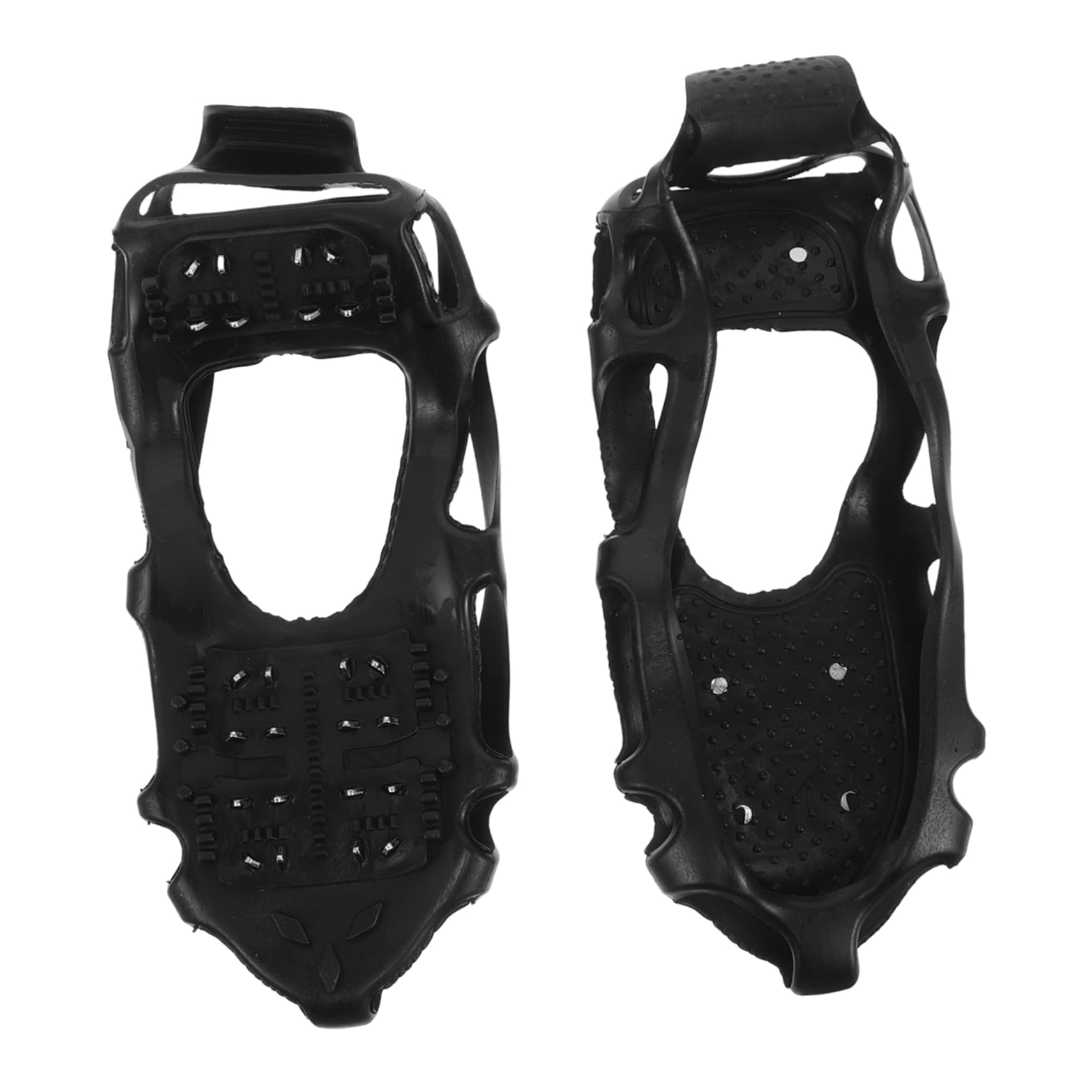 Toddmomy Ramponi da Ghiaccio Antiscivolo per Scarpe e Stivali, Tpe Leggero, Installazione Facile, per Snow Hiking e Arrampicata, Chiodi per Scarpe Chiodate 12mm