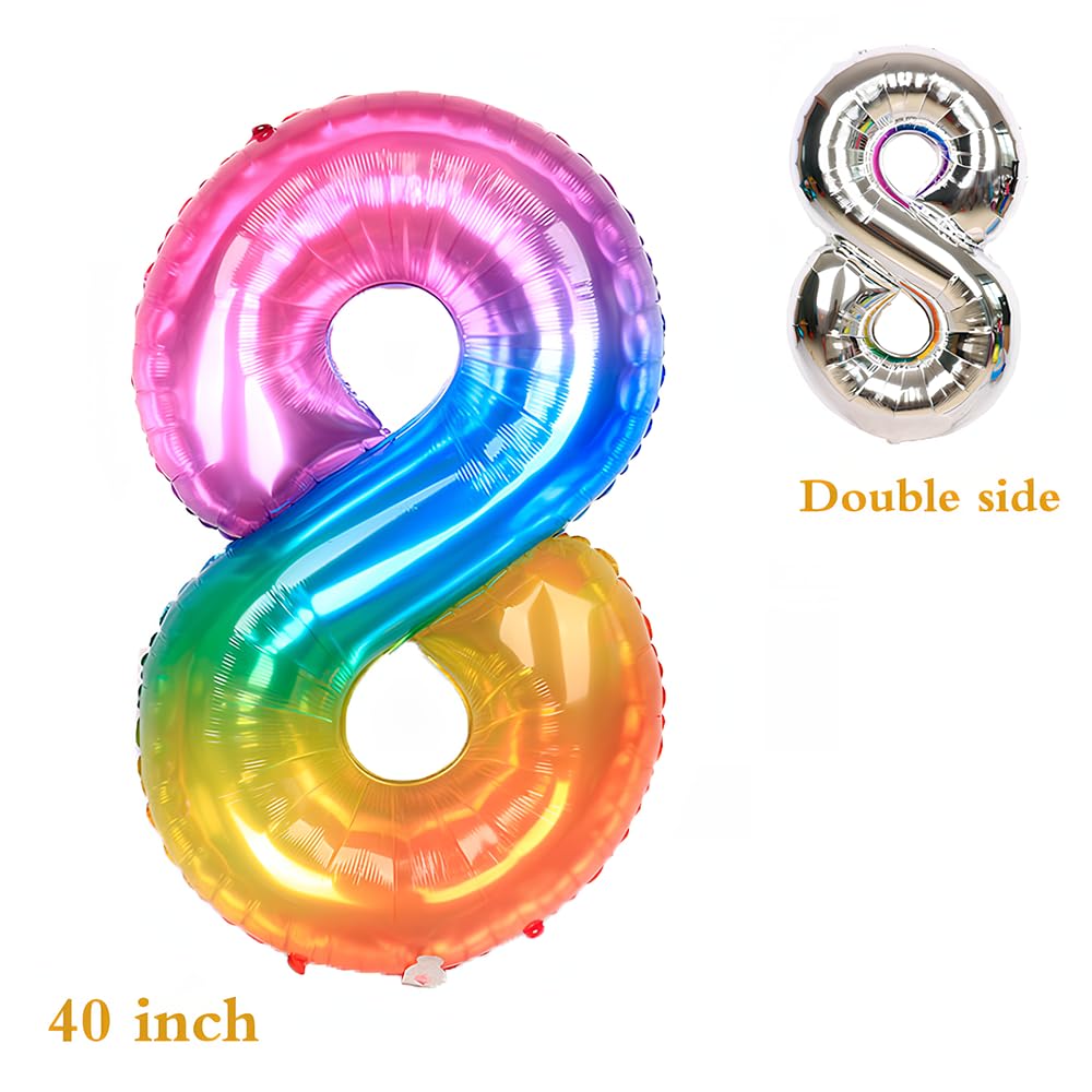 Foil Globo Número 5 Azul 40" (101cm), Inflable Helio o aire, Gigante Numeros 0-9, 10-19, 20-29, 30-100, Grande Globos Decoración para La Boda Aniversario y Cumpleaños Fiestas — view 451
