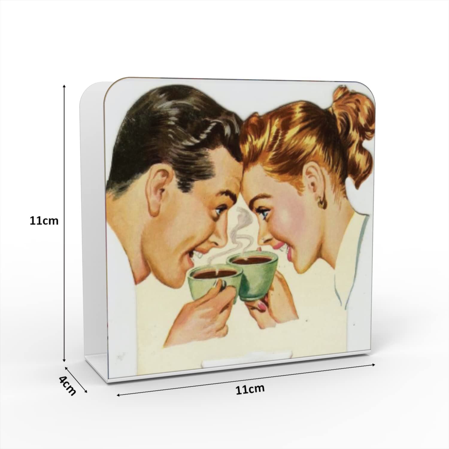 Decorelax Vintage Serviettenhalter Aus Metall - Stilvolle Tischdekoration Für Zuhause