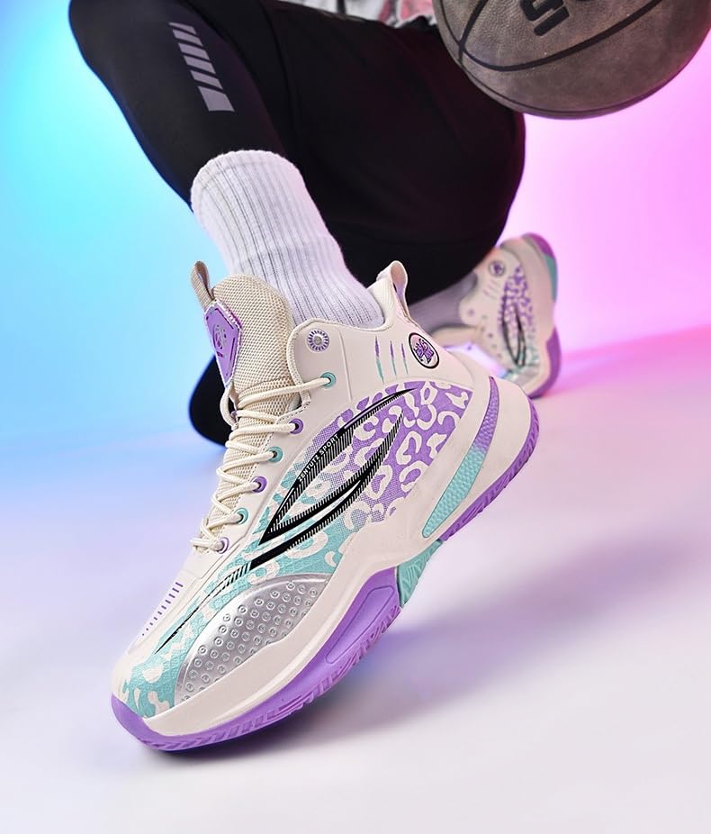 Chaussures de basket-ball pour hommes avec amorti performant et semelle antidérapante