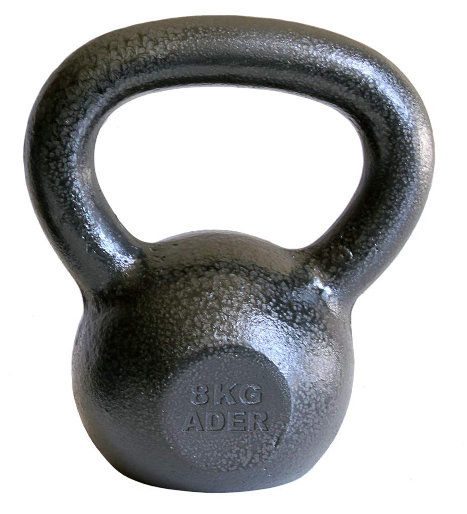 Ader Sporting Goods Premier Kettlebell Set- (8, 12, 16 Kg) w/DVD