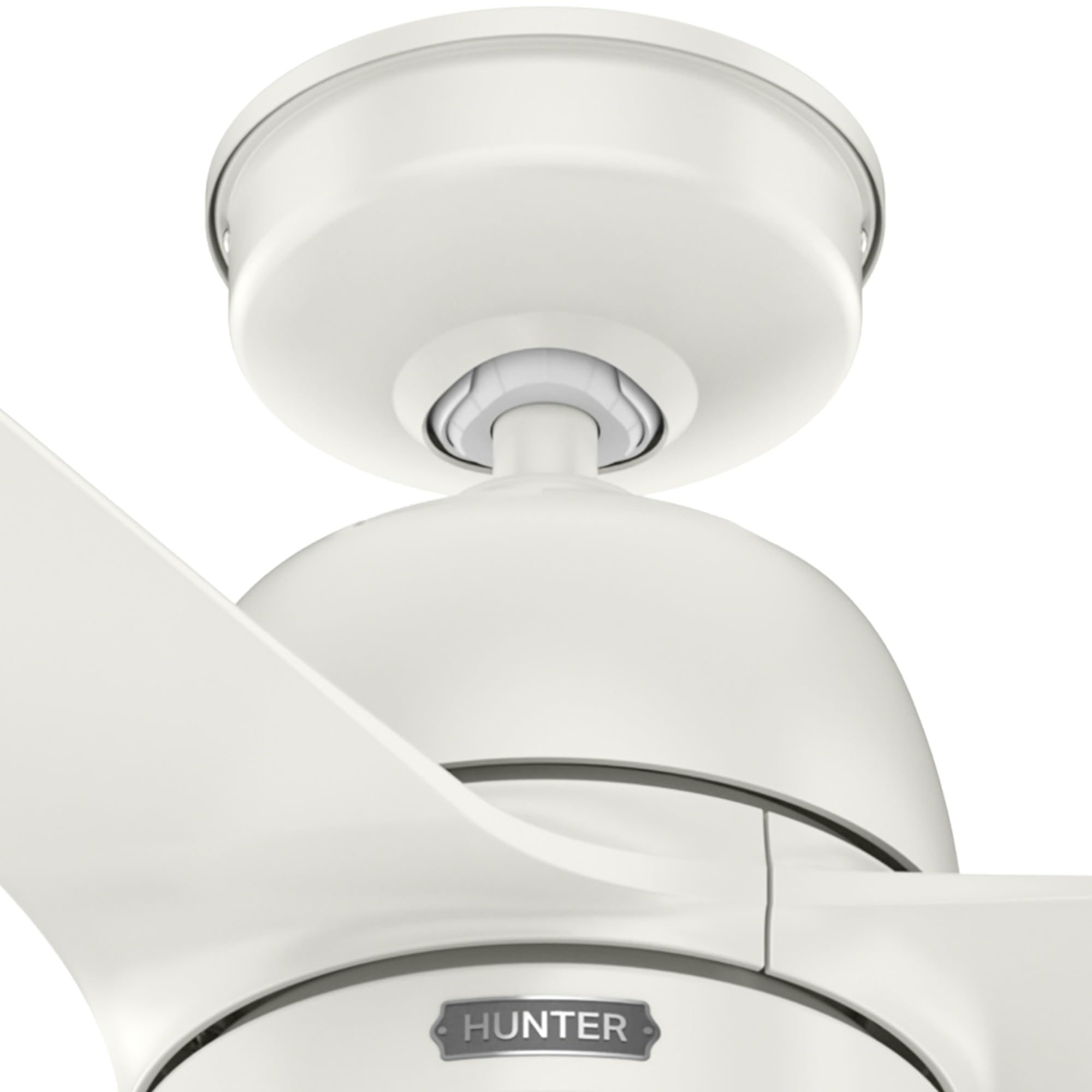 Hunter Ventilador de techo exterior Seawave blanco con luz