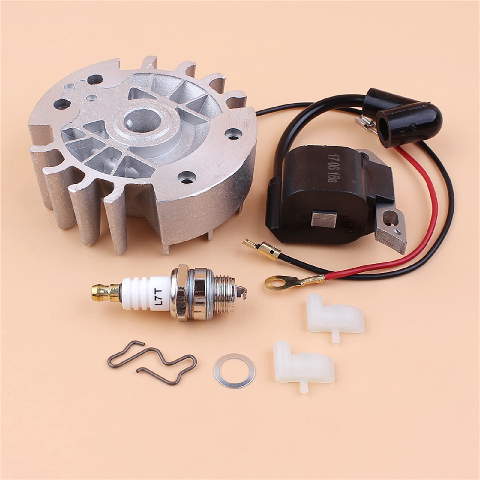 IWBR Volano Bobina di Accensione Magneto Filo Candela Kit Fit for STIHL MS180 MS170 MS 180 170 017 018 Motosega