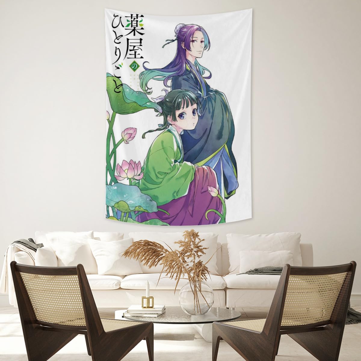 薬屋のひとりごと タペストリー風布ポスター3本（猫猫・壬氏）60×40cm 薬屋のひとりごと タペストリー風布ポスター3本（猫猫・壬氏）60