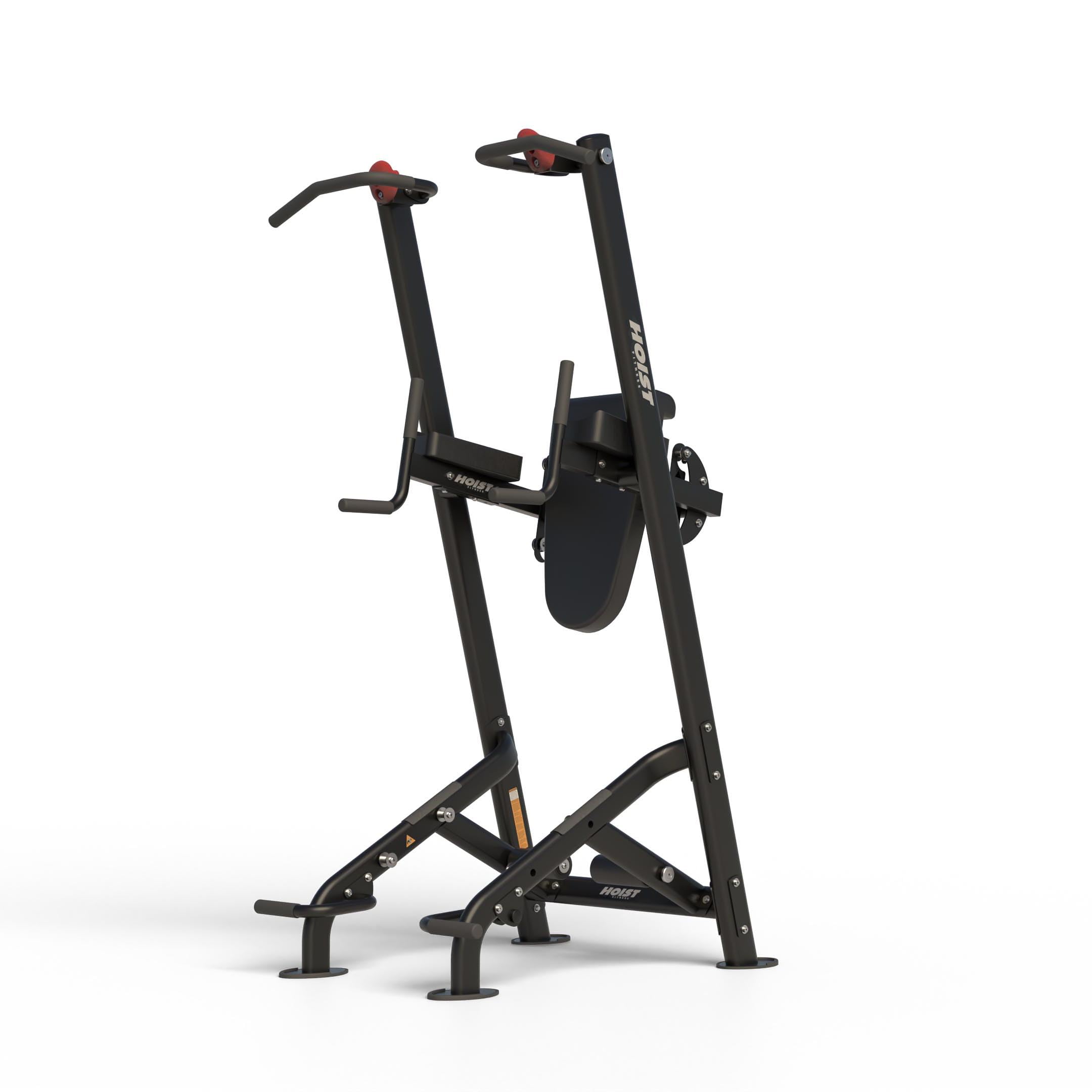 HOIST Fitness Dip Station & Pull Up Bar for Home Gym, Strength Training Dip Stand & Multi-Function Fitness Tree Workout Equipment (Matte Black)