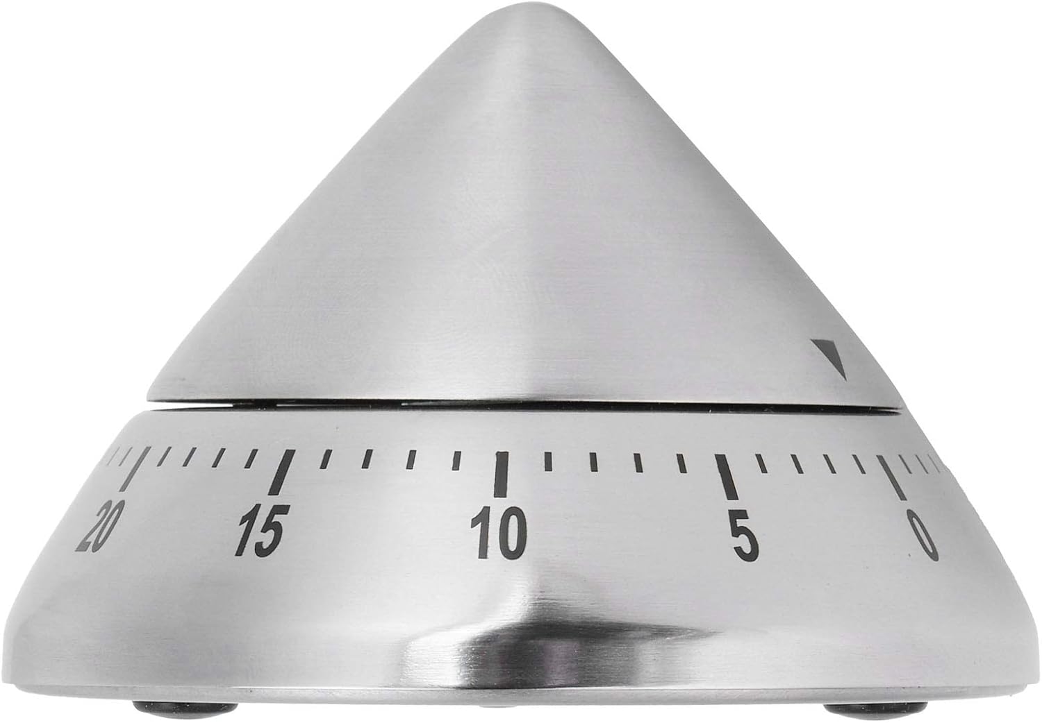 Kitchen Cooking Timer Stainless Steel 60 Minute Alarm Mechanical No Battery Required with 70dB Sound for Home Baking