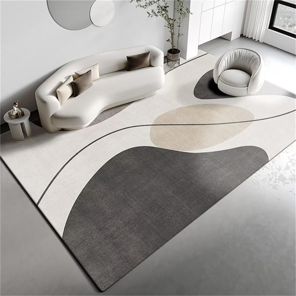 Tapis de salon au design minimaliste pour sublimer l'ambiance de votre espace de vie