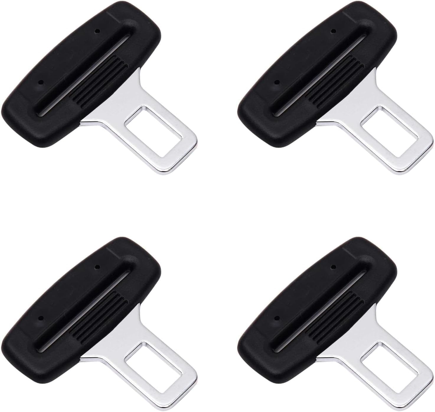 4 Pcs Car Seat Belt Clips for Ford Bronco 4 Door 2021-2025, Vehicle Safety Buckle Clasp, Car Seat Belt Clip Buckle, Rustproof Auto Locking Interior Accessories