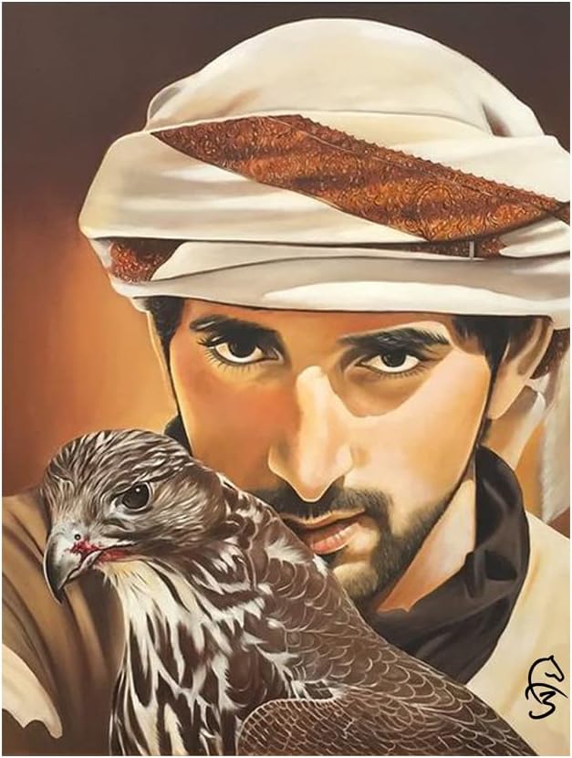 VOLTX Design H.H Sheikh Hamdan Bin Mohammad -Printed Metal Plate Poster 15x20 cm