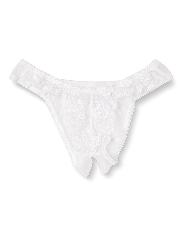 Amazon.co.jp: [ラ ポーム] ビキニショーツ オープンクロッチ 穴