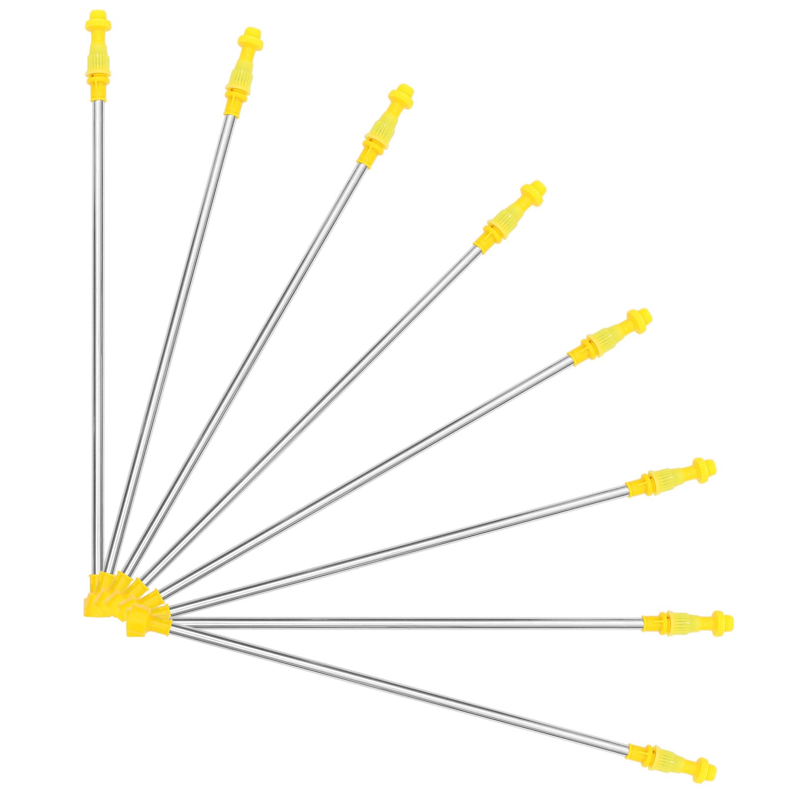 Équipement d'arrosage agricole avec lot de 8 perches télescopiques 45-80 cm