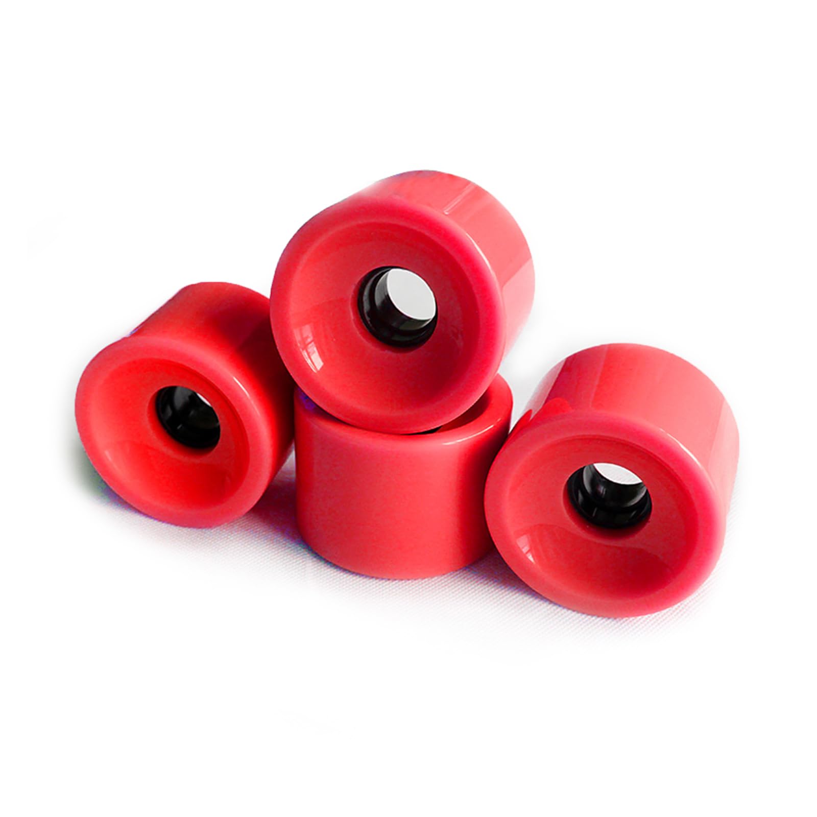 Lot de 4 planches à roulettes 78A avec roulements souples pour longboards de rechange