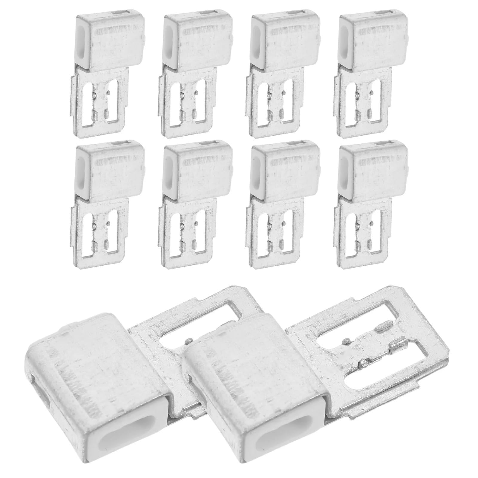 Zaciski sprężynowe tapicerskie Akcesoria do sprężyn sofowych Metalowe klipsy Żelazny zestaw naprawczy fotela Kanapa Sprężyny nóg mebli Krzesło(48PCS)