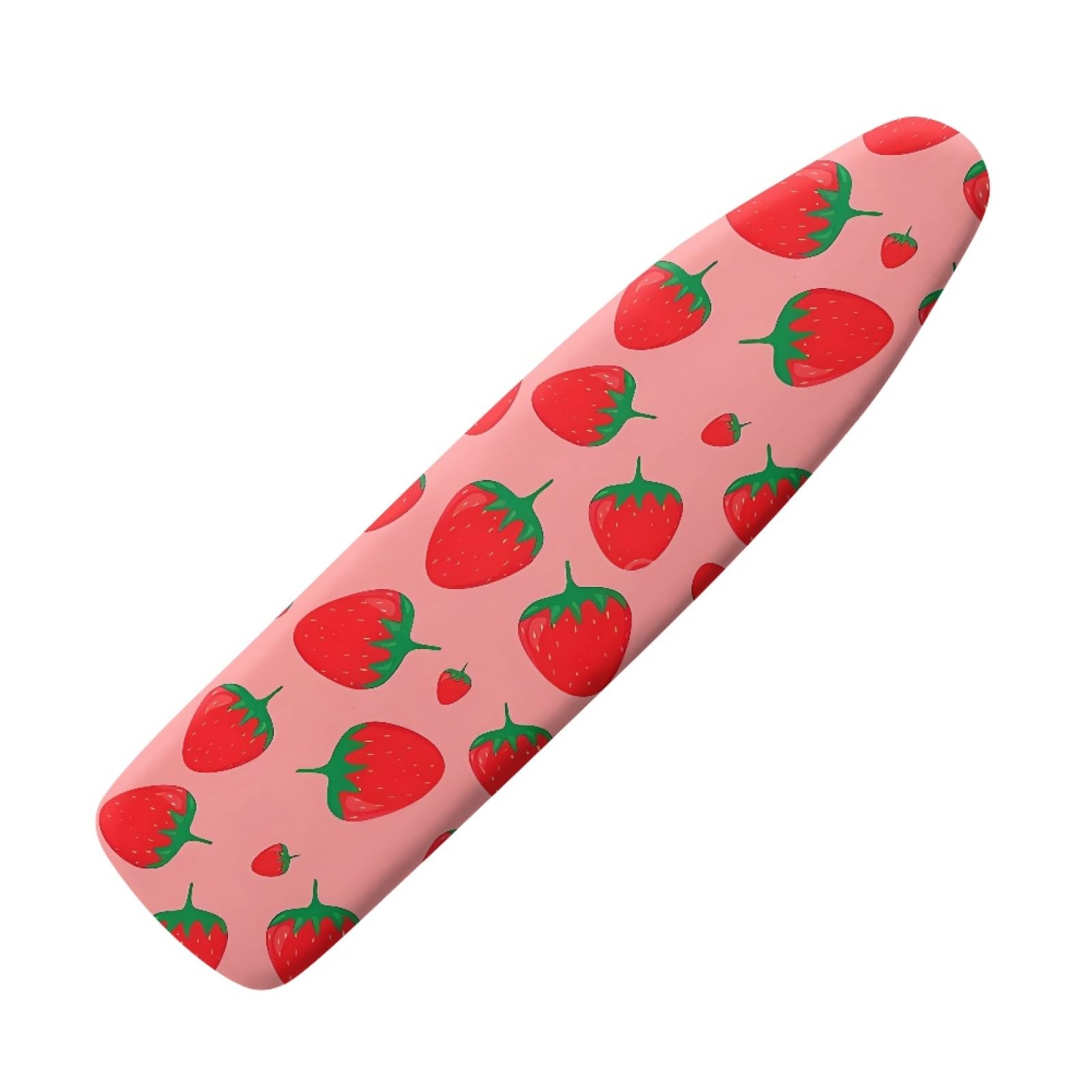 Wanyint Strawberry Print Ironing Board Cover with Hook Thick Table Top Ironing Board Cover Duty Thick Iron Pads for Ironing Extra Wide Ironing Pad