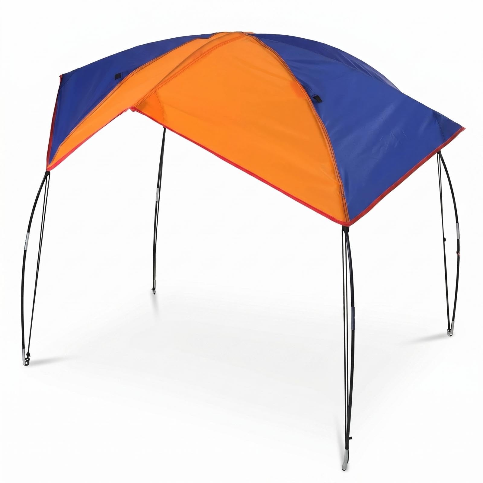 Inflatable Boat Canopy Foldable Boat Canopy with Support Poles Overhead for Boaters, Anglers, Fishing Trips, Lakeside Small 140x120cm-image-10