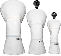 Vista 15 de Fundas para Palos de Golf Bordado Elegante Cuero Premium Birdie Golf Funda para Driver Funda Híbrida para Fairway Funda para Putter Blade Funda