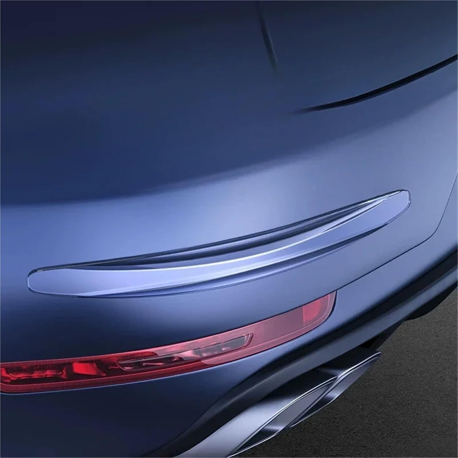 2/4pcs Car Decorative Strip Scratch Protection Strip(2pcs-Transparent)